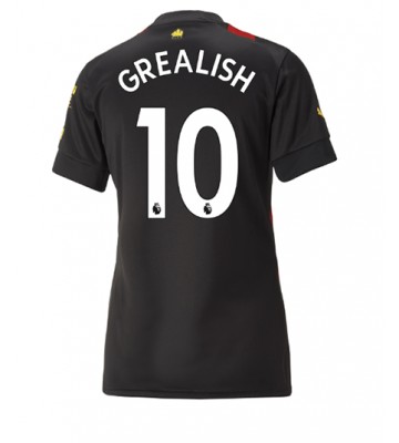 Manchester City Jack Grealish #10 Bortatröja Dam 2022-23 Korta ärmar